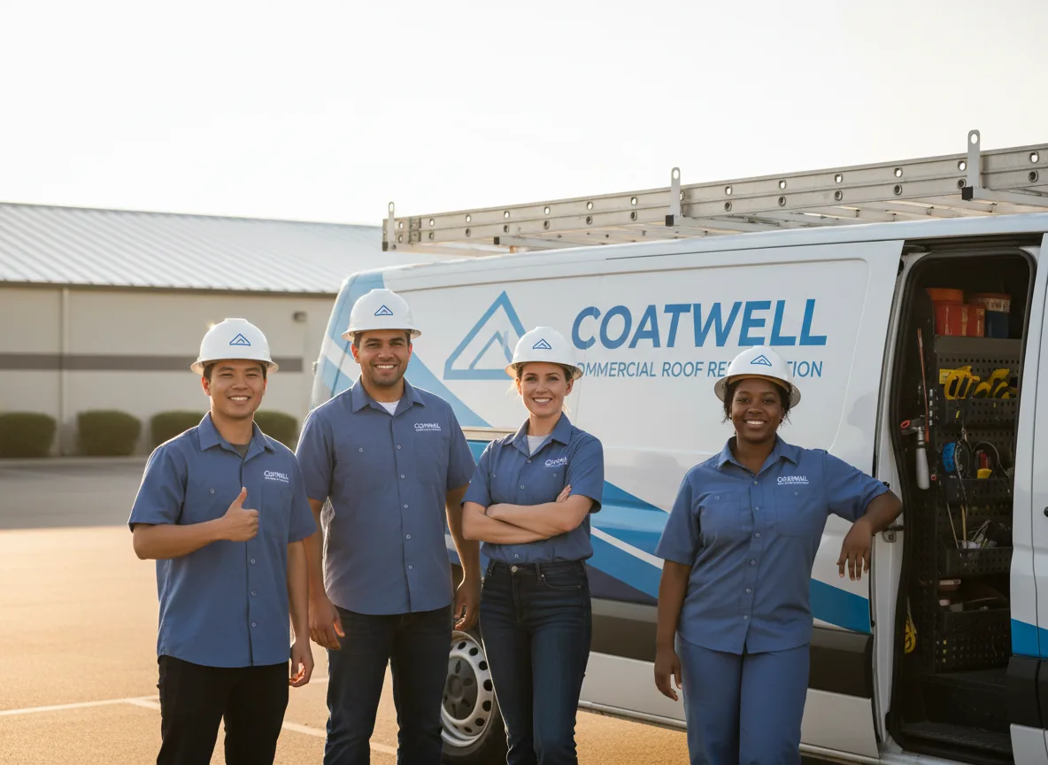 Commercial roof coating company in Mason, TN
