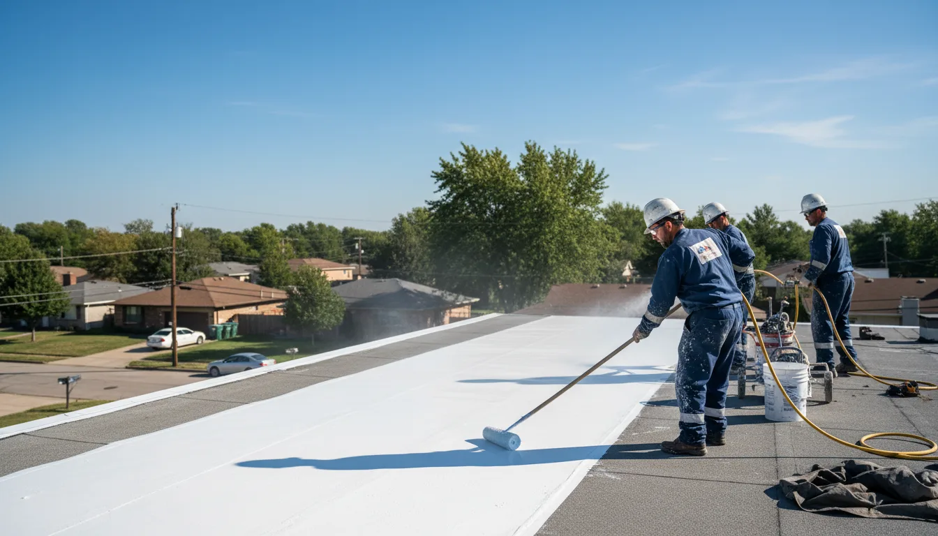 Commercial roof coating in Mason, TN near me